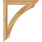 Ekena Millwork Thorton Traditional Rough Sawn Bracket w/ Offset Brace, Western Red Cedar, 6"W x 34"D x 40"H BKT0604X34X40THR01RWR - alternate 4